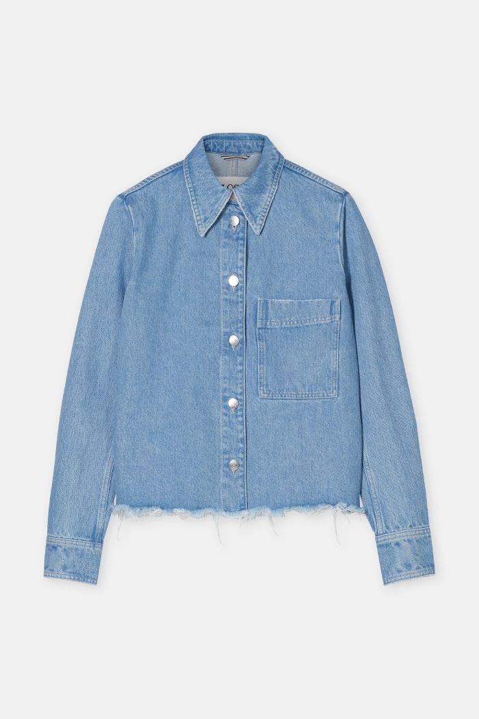 Closed, C97352 Short denim jacket, Light blue
